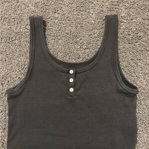 American eagle ribbed crop top